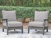 Cove Beach - Lounge Chair With Cushion (Set of 2) - Gray – Chair Sets by Signature Design by Ashley® at Furniture Wholesale Plus , Nashville furniture store