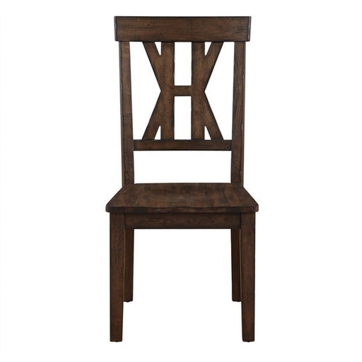 Auburn - Side Chair (Set of 2) - Dark Brown – Chair Sets by Steve Silver Furniture at Furniture Wholesale Plus , Nashville furniture store
