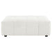 Everly - Boucle Upholstered Rectangular Ottoman - White – Upholstered Ottomans by Coaster Fine Furniture at Furniture Wholesale Plus , Nashville furniture store
