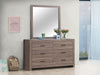 Brantford - 6-Drawer Dresser With Mirror – Dresser & Mirror by CoasterEveryday at Furniture Wholesale Plus , Nashville furniture store