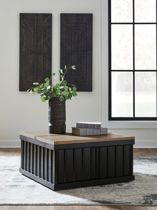 Rylandyn - Lift Top Cocktail Table - Black / Light Brown – Cocktail Tables by Signature Design by Ashley® at Furniture Wholesale Plus , Nashville furniture store