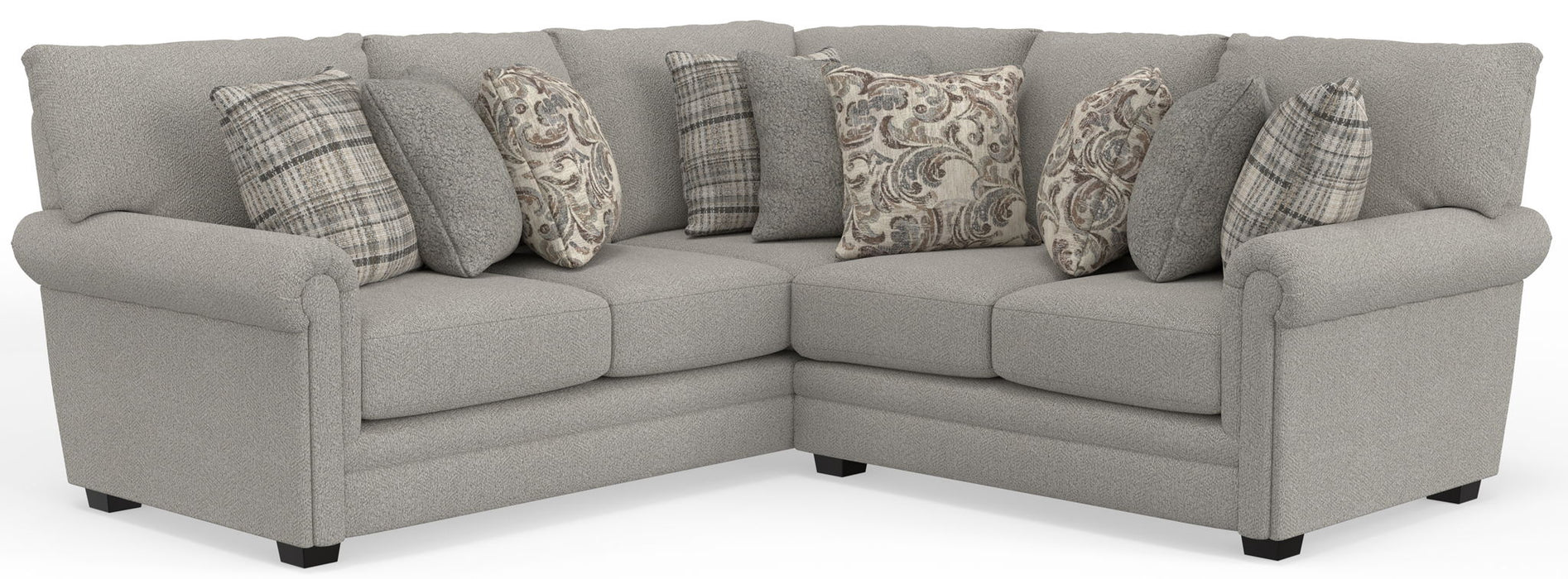 Livingston - Sectional With Comfort Coil Seating And Accent Pillows Included – Stationary Sectionals by Jackson at Furniture Wholesale Plus , Nashville furniture store