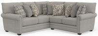 Livingston - Sectional With Comfort Coil Seating And Accent Pillows Included – Stationary Sectionals by Jackson at Furniture Wholesale Plus , Nashville furniture store