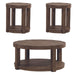Broadmore - Optional 3 Piece Set - Cobblestone Brown – Table Sets by Liberty Furniture at Furniture Wholesale Plus , Nashville furniture store
