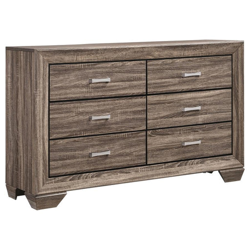 Kauffman - 6-Drawer Dresser - Premium Dressers from CoasterEveryday - Just $459! Shop now at Furniture Wholesale Plus  We are the best furniture store in Nashville, Hendersonville, Goodlettsville, Madison, Antioch, Mount Juliet, Lebanon, Gallatin, Springfield, Murfreesboro, Franklin, Brentwood