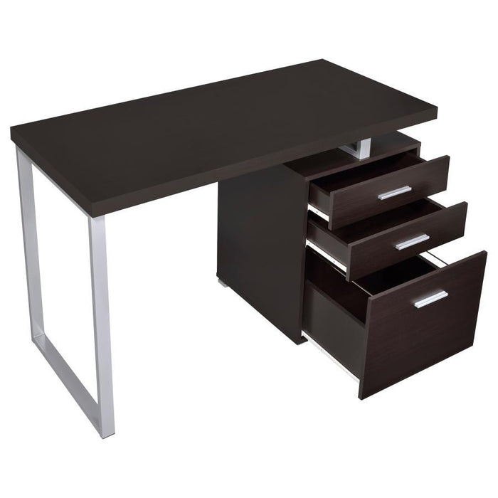 Brennan - 3-Drawer Office Computer Desk - Premium Computer Desks from CoasterEveryday - Just $279! Shop now at Furniture Wholesale Plus  We are the best furniture store in Nashville, Hendersonville, Goodlettsville, Madison, Antioch, Mount Juliet, Lebanon, Gallatin, Springfield, Murfreesboro, Franklin, Brentwood