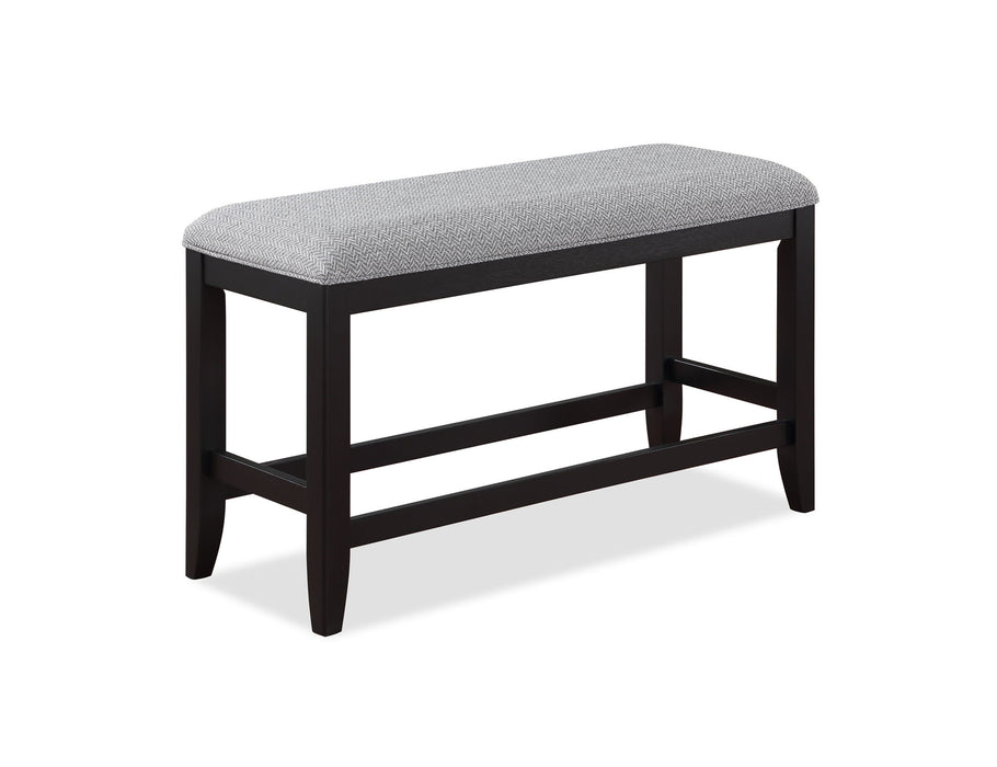 Frey - Counter Height Bench - Black – Counter Benches by Crown Mark at Furniture Wholesale Plus , Nashville furniture store
