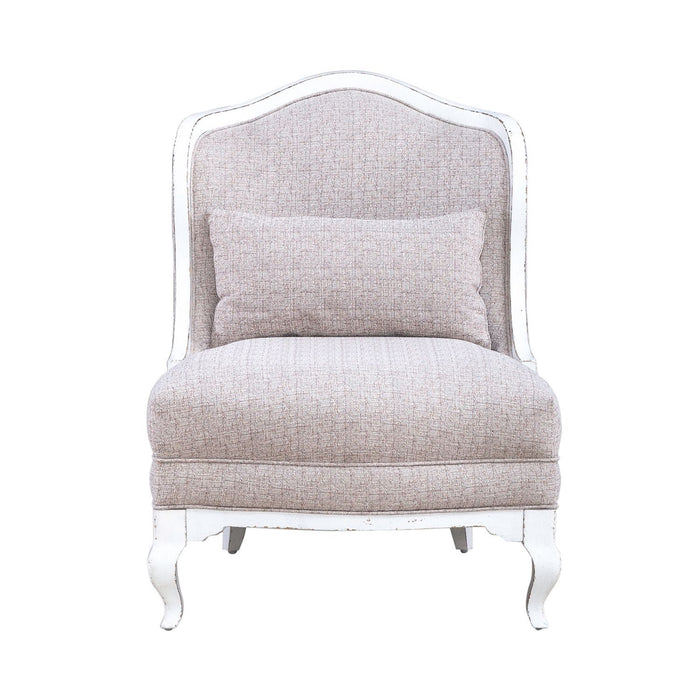 Magnolia Manor - Upholstered Accent Chair - Antique White – Accent Chairs by Liberty Furniture at Furniture Wholesale Plus , Nashville furniture store