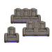 Lantana - Living Room Set – 3 Piece Living Room Sets by Elements International at Furniture Wholesale Plus , Nashville furniture store