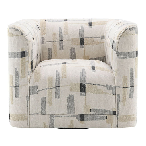 Darya - Chair With Swivel - Beige Pattern Fabric - Premium Swivel Chairs from ACME - Just $619! Shop now at Furniture Wholesale Plus  We are the best furniture store in Nashville, Hendersonville, Goodlettsville, Madison, Antioch, Mount Juliet, Lebanon, Gallatin, Springfield, Murfreesboro, Franklin, Brentwood