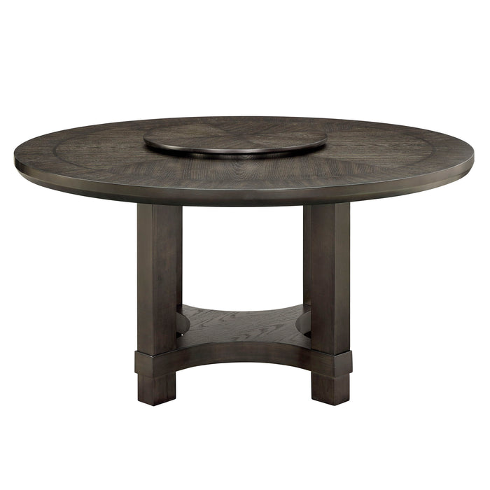 Jeffries - Round Table With Lazy Susan - Espresso - Premium Dining Tables from Crown Mark - Just $729! Shop now at Furniture Wholesale Plus  We are the best furniture store in Nashville, Hendersonville, Goodlettsville, Madison, Antioch, Mount Juliet, Lebanon, Gallatin, Springfield, Murfreesboro, Franklin, Brentwood