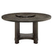 Jeffries - Round Table With Lazy Susan - Espresso - Premium Dining Tables from Crown Mark - Just $729! Shop now at Furniture Wholesale Plus  We are the best furniture store in Nashville, Hendersonville, Goodlettsville, Madison, Antioch, Mount Juliet, Lebanon, Gallatin, Springfield, Murfreesboro, Franklin, Brentwood