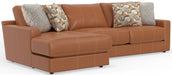 Minori - Italian Leather Sectional – Stationary Sectionals by Jackson at Furniture Wholesale Plus , Nashville furniture store