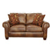 Silverado - Loveseat - Dark Brown – Stationary Loveseats by Steve Silver Furniture at Furniture Wholesale Plus , Nashville furniture store