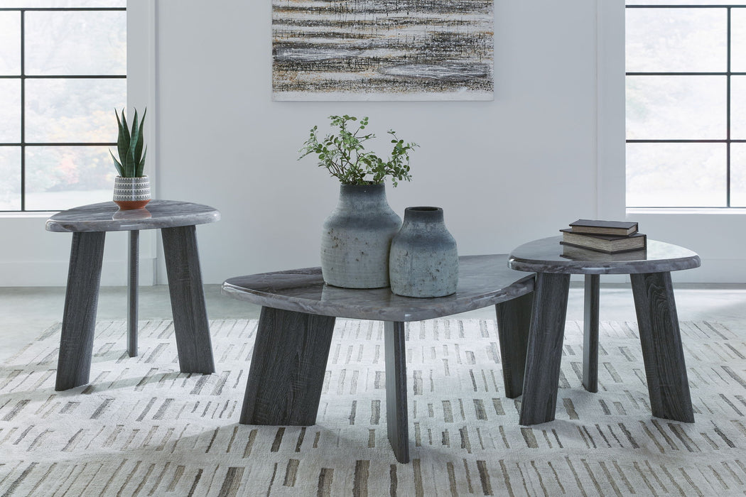 Bluebond - Occasional Table Set (Set of 3) - Gray – Table Sets by Signature Design by Ashley® at Furniture Wholesale Plus , Nashville furniture store