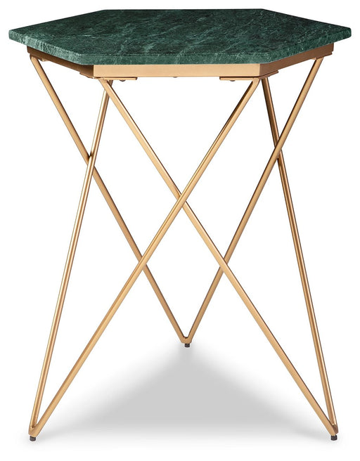 Engelton - Accent Table - Green / Gold – Accent Tables by Signature Design by Ashley® at Furniture Wholesale Plus , Nashville furniture store