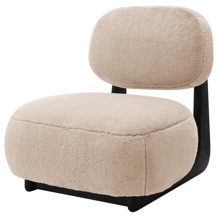 Duffie - Upholstered Armless Accent Chair - Camel - Premium Armless Chairs from CoasterEveryday - Just $359! Shop now at Furniture Wholesale Plus  We are the best furniture store in Nashville, Hendersonville, Goodlettsville, Madison, Antioch, Mount Juliet, Lebanon, Gallatin, Springfield, Murfreesboro, Franklin, Brentwood
