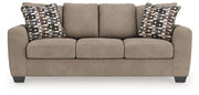 Triston-Peaks - Sofa - Suede – Stationary Sofas by Benchcraft® at Furniture Wholesale Plus , Nashville furniture store