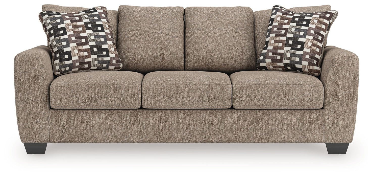 Triston-Peaks - Sofa - Suede – Stationary Sofas by Benchcraft® at Furniture Wholesale Plus , Nashville furniture store