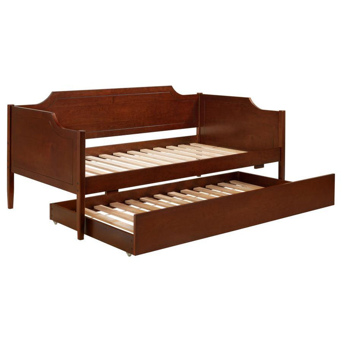 Redding - Wood Twin Daybed With Trundle - Cherry – Daybeds by Coaster Fine Furniture at Furniture Wholesale Plus , Nashville furniture store