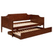 Redding - Wood Twin Daybed With Trundle - Cherry – Daybeds by Coaster Fine Furniture at Furniture Wholesale Plus , Nashville furniture store