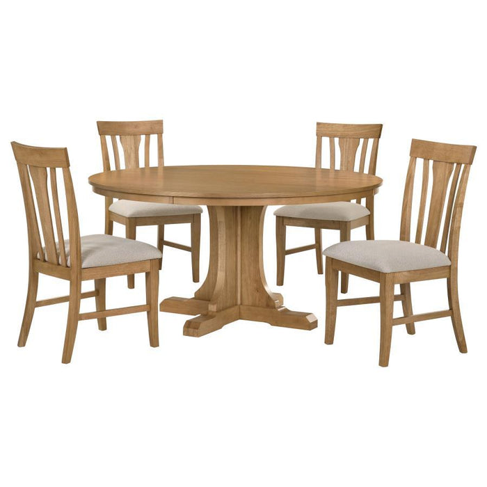 Hartville - Round Dining Table Set – 5 Piece Dining Room Sets by Coaster Fine Furniture at Furniture Wholesale Plus , Nashville furniture store