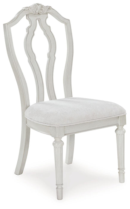 Montelaine - Dining Upholstered Side Chair (Set of 2) - Antique White – Chair Sets by Benchcraft® at Furniture Wholesale Plus , Nashville furniture store