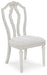 Montelaine - Dining Upholstered Side Chair (Set of 2) - Antique White – Chair Sets by Benchcraft® at Furniture Wholesale Plus , Nashville furniture store