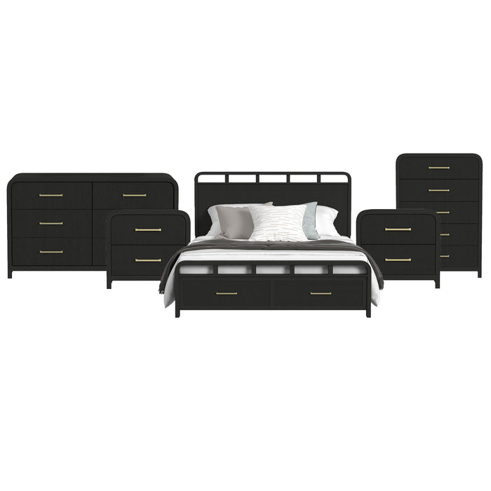 Ridgemont - Storage Bedroom Set – 3 Piece Bedroom Sets by Elements International at Furniture Wholesale Plus , Nashville furniture store