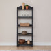 Magnolia Manor - Leaning Pier Bookcase – Etageres by Liberty Furniture at Furniture Wholesale Plus , Nashville furniture store