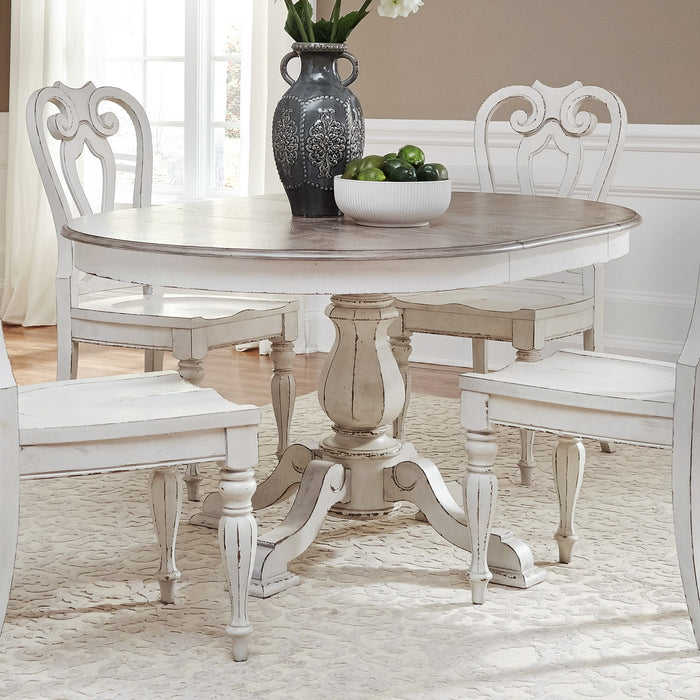 Magnolia Manor - Pedestal Table – Dining Tables by Liberty Furniture at Furniture Wholesale Plus , Nashville furniture store