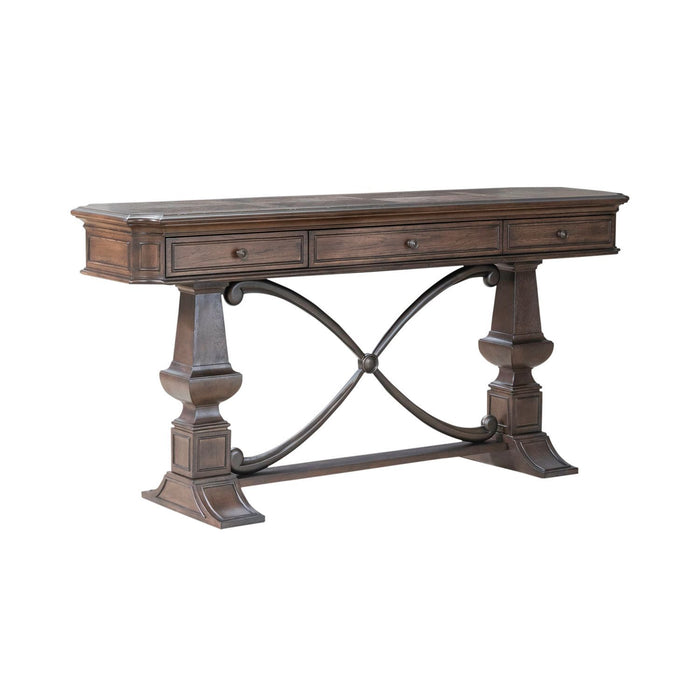 Providence Park - Sofa Table - Chateau Brown – Sofa Tables by Liberty Furniture at Furniture Wholesale Plus , Nashville furniture store