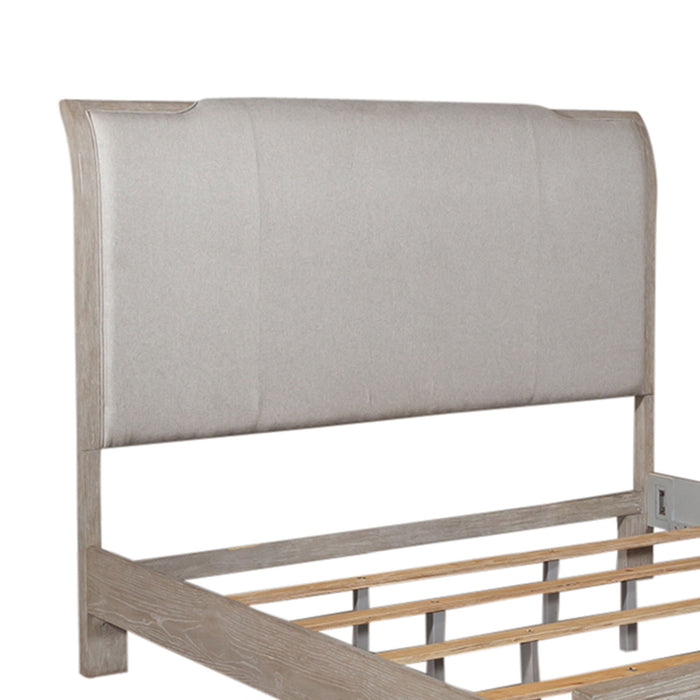 Belmar - Sleigh Headboard – Upholstered Headboards by Liberty Furniture at Furniture Wholesale Plus , Nashville furniture store
