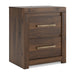 Janfyn - Two Drawer Night Stand - Brown – Nightstands w/ Charging Stations by Signature Design by Ashley® at Furniture Wholesale Plus , Nashville furniture store