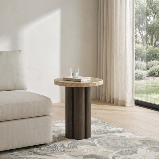 Darimore - Chair Side End Table - Burnished Brown – Chair Side Tables by Signature Design by Ashley® at Furniture Wholesale Plus , Nashville furniture store