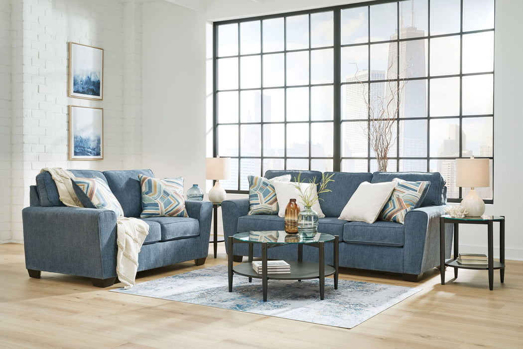 Cashton - Living Room Set – Stationary Chair & Ottoman by Signature Design by Ashley® at Furniture Wholesale Plus , Nashville furniture store