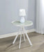 Briggs - Round Marble Printed Glass Top End Side Table – End Tables by Coaster Fine Furniture at Furniture Wholesale Plus , Nashville furniture store