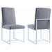 Mackinnon - Upholstered Dining Side Chair (Set of 2) - Gray – Chair Sets by CoasterElevations at Furniture Wholesale Plus , Nashville furniture store