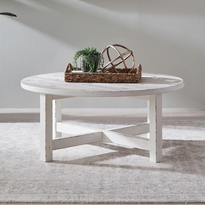 Backroads - Round Table – Cocktail Tables by Liberty Furniture at Furniture Wholesale Plus , Nashville furniture store