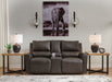 Boxmere - Dbl Power Reclining Loveseat with Console - Storm – Reclining Loveseats by Signature Design by Ashley® at Furniture Wholesale Plus , Nashville furniture store