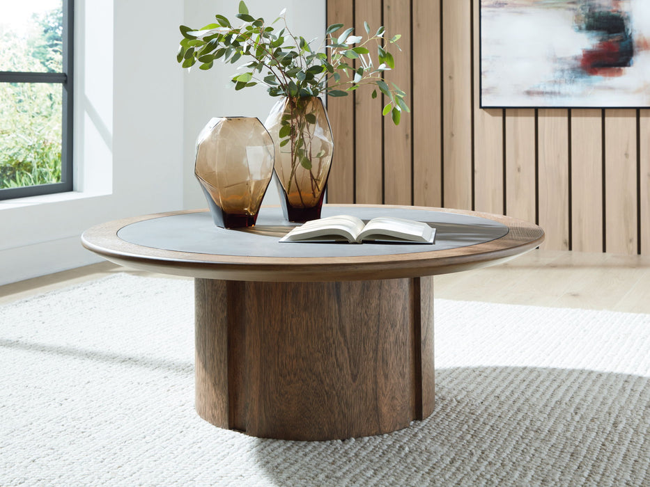 Dontayne - Round Table – End Tables by Signature Design by Ashley® at Furniture Wholesale Plus , Nashville furniture store