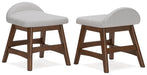 Lyncott - Home Office Desk Chair - Light Gray / Brown – Desk Chairs by Signature Design by Ashley® at Furniture Wholesale Plus , Nashville furniture store