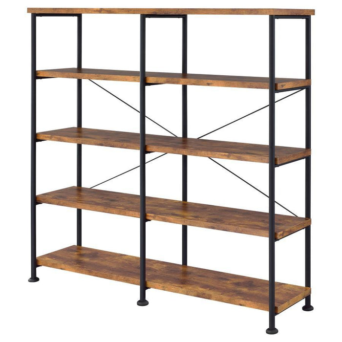 Analiese - 4-Shelf Double Bookshelf - Premium Standard Bookcases from CoasterEveryday - Just $309! Shop now at Furniture Wholesale Plus  We are the best furniture store in Nashville, Hendersonville, Goodlettsville, Madison, Antioch, Mount Juliet, Lebanon, Gallatin, Springfield, Murfreesboro, Franklin, Brentwood