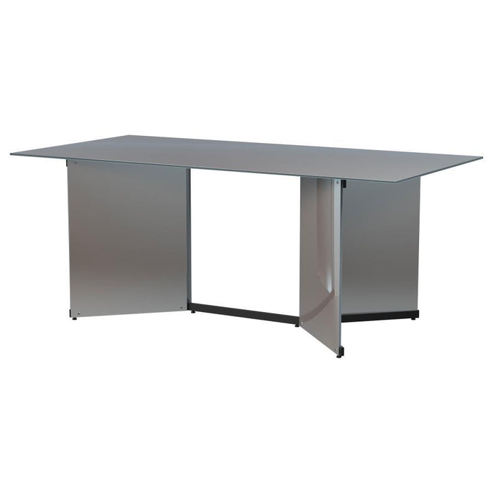 Emery - Rectangular Mirrored Dining Table - Silver – Dining Tables by Coaster Fine Furniture at Furniture Wholesale Plus , Nashville furniture store