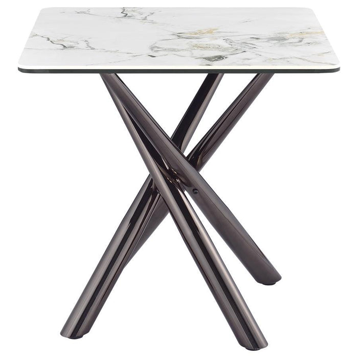 Carvell - Square Sintered Stone Table – End Tables by Coaster Fine Furniture at Furniture Wholesale Plus , Nashville furniture store