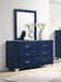 Melody - 6-Drawer Upholstered Dresser With Mirror – Dresser & Mirror by CoasterEveryday at Furniture Wholesale Plus , Nashville furniture store