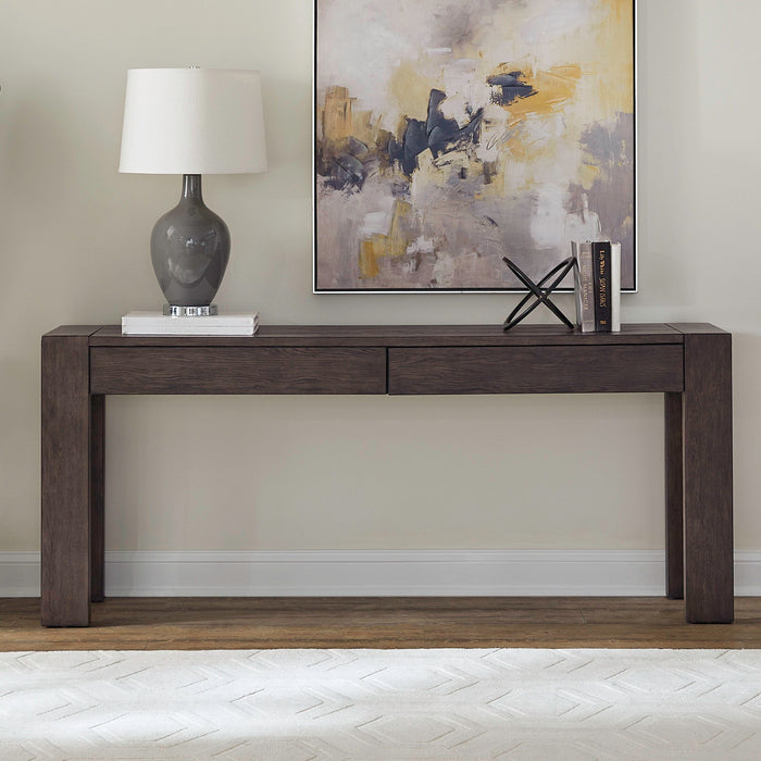Cascade Falls - Accent Console Table - Satin Espresso – Console Tables by Liberty Furniture at Furniture Wholesale Plus , Nashville furniture store