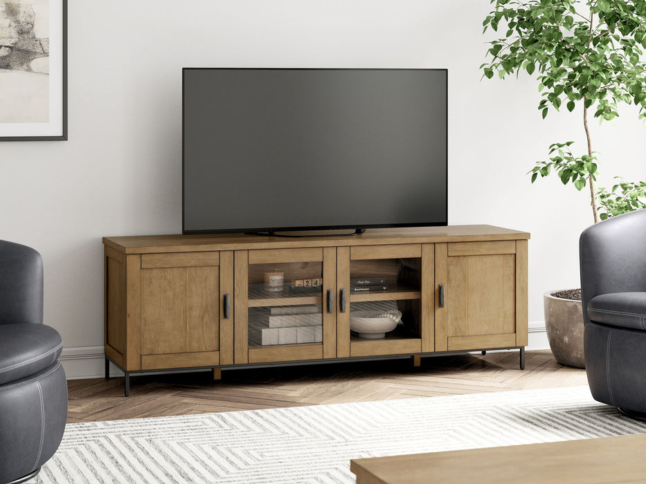 Torlanta - Extra Large TV Stand - Brown – TV Stands by Signature Design by Ashley® at Furniture Wholesale Plus , Nashville furniture store