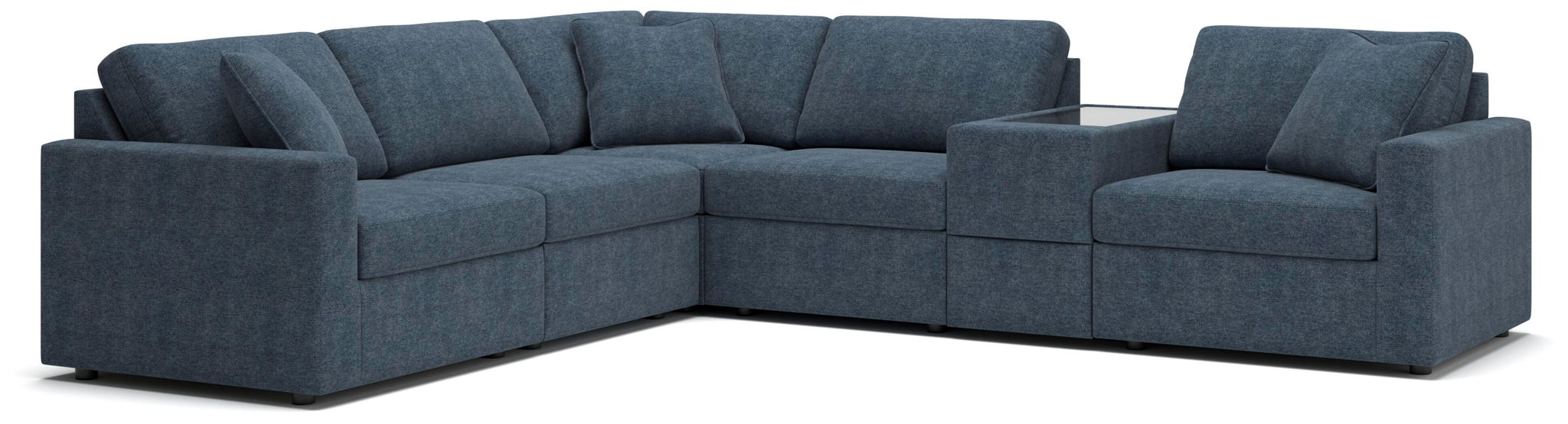 Modmax - Sectional - Ink – Stationary Sectionals by Signature Design by Ashley® at Furniture Wholesale Plus , Nashville furniture store