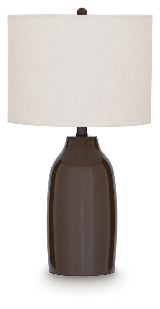 Jyler - Terracotta Table Lamp - Brown – Table Lamps by Signature Design by Ashley® at Furniture Wholesale Plus , Nashville furniture store